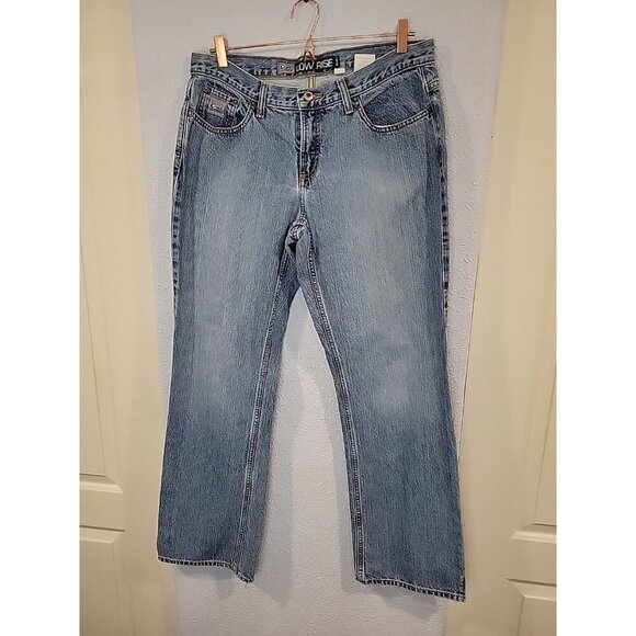 Cruel Girl Vintage Low Rise Relaxed Fit Straight Leg Jeans Women‎ 15 L - Picture 2 of 8